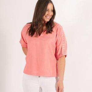 Elegant Coral Blouse for Women